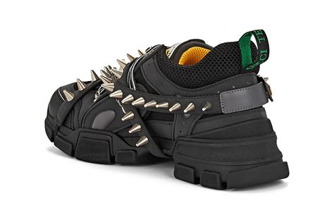 gucci flashtrek green spikes.